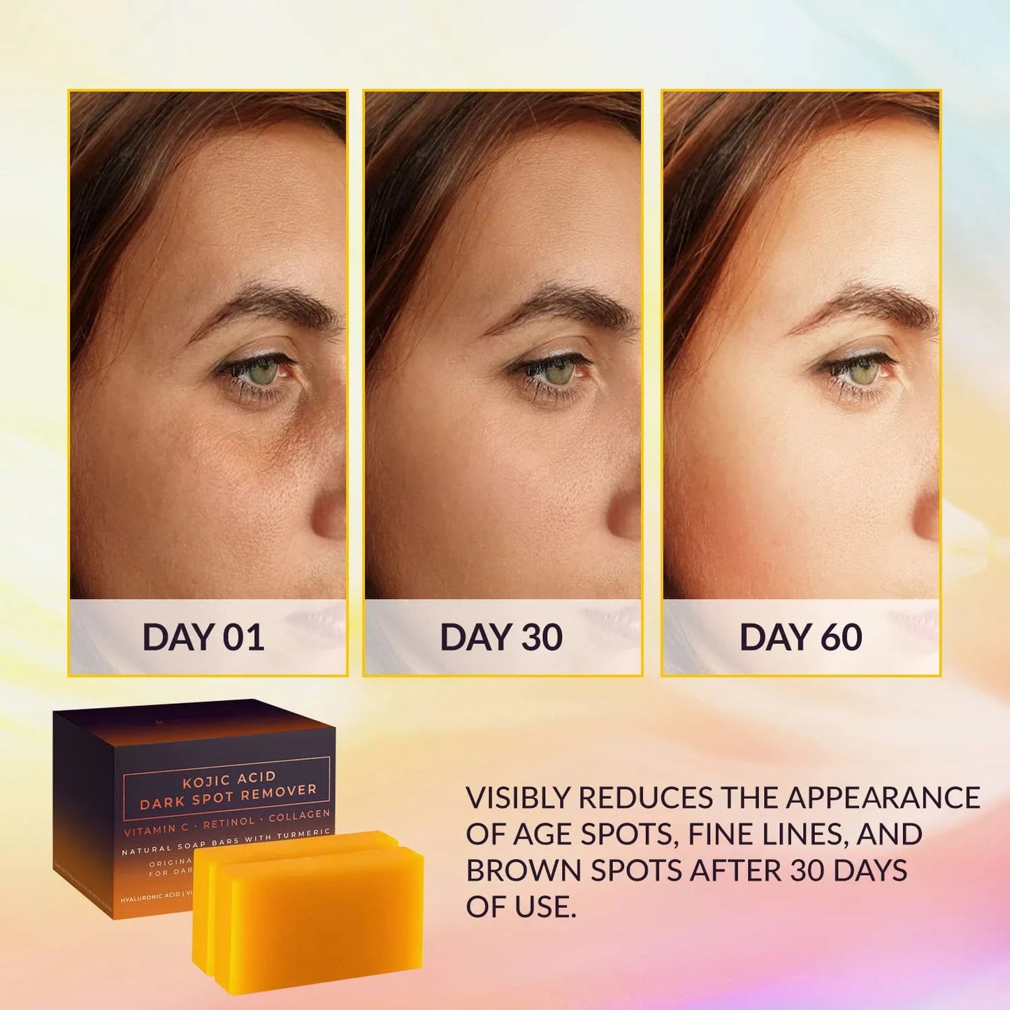 Kojic Acid Dark Spot Remover Whitening Soap - Handmade Skin Care
