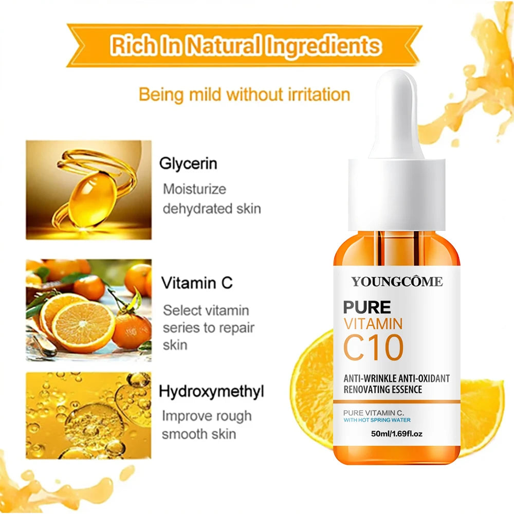 Vitamin C Facial Essence - Brightening Serum with Hyaluronic Acid