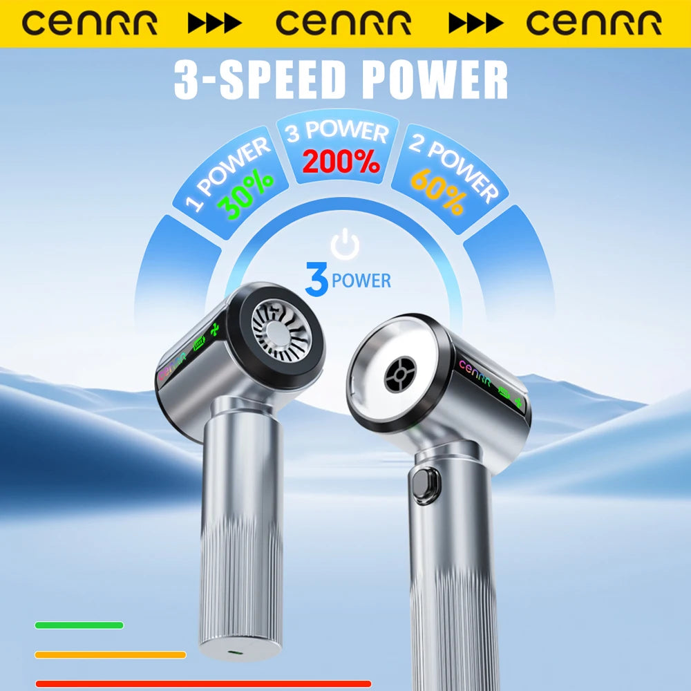 CENRR New Car Vacuum Cleaner - Powerful Mini Portable Vacuum for Home & Car