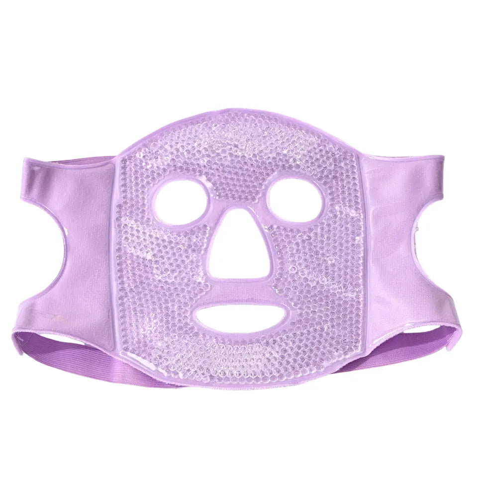 Reusable Cooling Face Mask - Ice Pack for Puffiness & Headache Relief