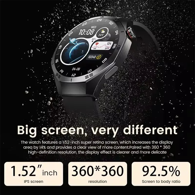 Huawei GT5 Pro Smart Watch - 1.52" AMOLED Display with GPS & Bluetooth Calling